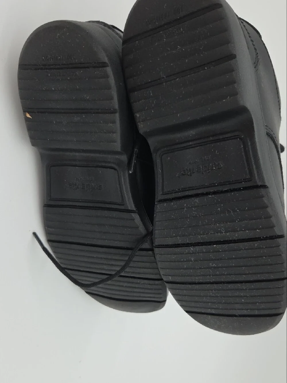 Black Lace-Up Work Shoes